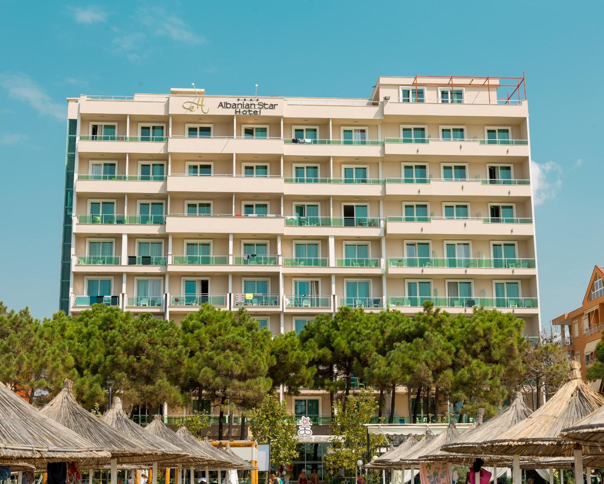 Albanian Star Hotel Durrës Exteriör bild